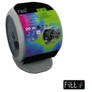 GENERIQUE - Dévidoir tuyau d'arrosage Fitt Freel Grey 20 mêtres Nozzle Box pas cher