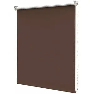 EMMEVI Store Enrouleur Porte Fenêtre Mur Plafond Bureau et Maison Marron - 150x180 cm pas cher