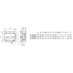 Comparateur de prix : GEWISS Coffret en saillie sans bornier - 12 modules GEWISS
