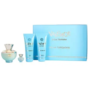 Dylan Turquoise - Versace Coffret Cadeau 105 ml pas cher