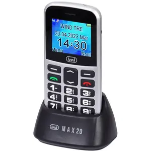 Telefono trevi max 20 senior phone big button funcion s o s  silver 0MAX2006Vendu paramazon