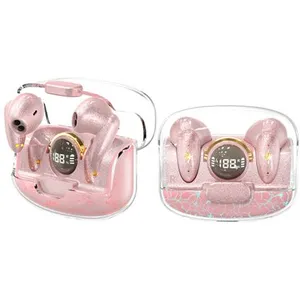 Ecouteurs intra-auriculaires sans fil bluetooth TWS X35, lumière craqu... pas cher