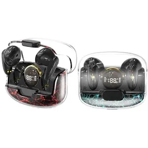 Ecouteurs intra-auriculaires sans fil bluetooth TWS X35, lumière craqu... pas cher