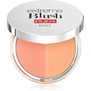 Pupa Milano Extreme Blush Duo 130 Matt Salmon Radiant Peach pour Femme 0,141 oz 4.17 ml