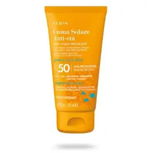 Crème Solaire Anti-Age SPF50 - Visage, Cou et Décolleté -50ml PUPA pas cher