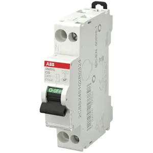 ABB Sn201l disjoncteur modulaire - 1p+n - 32a - courbe c - 4500a/6ka - peignable pas cher