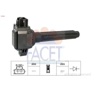 Bobine D'Allumage 9.6539 Facet Mitsubishi Facet 9.6539 pas cher