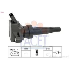 Bobine 9.6558 Facet Hyundai; Kia Facet 9.6558 pas cher