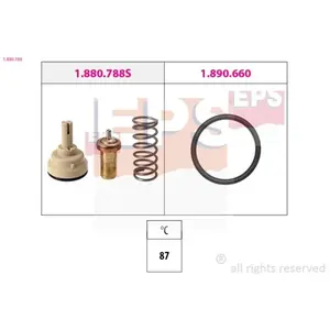 Comparateur de prix : EPS Facet Thermostat d'eau Made in Italy - OE Equivalent 1.880.788