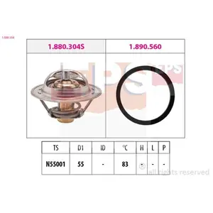 Comparateur de prix : EPS Thermostat d'eau Made in Italy - OE Equivalent 1.880.304