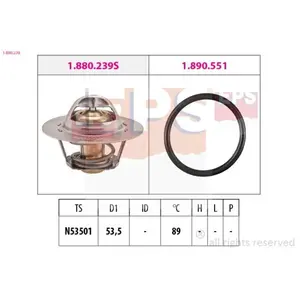 Comparateur de prix : EPS Facet Thermostat d'eau Made in Italy - OE Equivalent 1.880.239