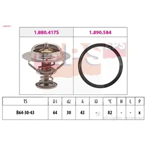 EPS Facet Thermostat d'eau Made in Italy - OE Equivalent 1.880.417