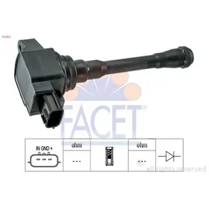 Bobine D'Allumage 9.6452 Facet Infiniti; Nissan; Renault Facet 9.6452 pas cher