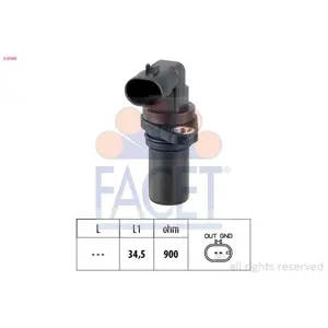 Comparateur de prix : Capteur d'angle, vilebrequin Made in Italy - OE Equivalent 9.0389 Facet 9.0389