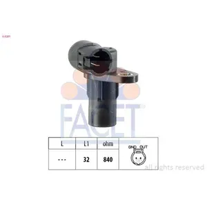 Comparateur de prix : Capteur d'angle, vilebrequin Made in Italy - OE Equivalent 9.0291 Facet 9.0291