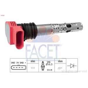 Bobine d'allumage Made in Italy - OE Equivalent 9.6336 Facet 9.6336 pas cher