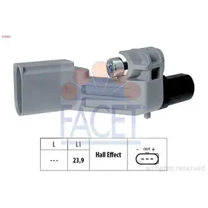 Comparateur de prix : Capteur d'angle, vilebrequin Made in Italy - OE Equivalent 9.0464 Facet 9.0464