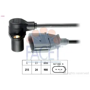 Comparateur de prix : Capteur d'angle, vilebrequin FACET, par ex. pour Audi, Seat, VW, Skoda