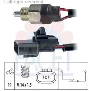 Comparateur de prix : Facet Contacteur, feu de recul Made in Italy - OE Equivalent 7.6202