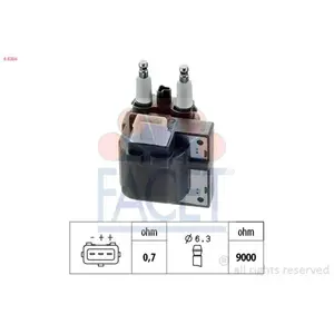 Bobine d'allumage Made in Italy - OE Equivalent 9.6256 Facet 9.6256 pas cher