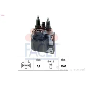 Bobine d'allumage Made in Italy - OE Equivalent 9.6255 Facet 9.6255 pas cher