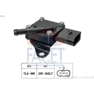 Comparateur de prix : Facet Capteur, pression des gaz échappement Made in Italy - OE Equivalent 10.3319
