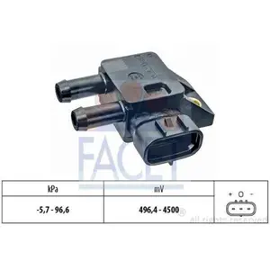 Comparateur de prix : FACET Capteur, pression des gaz échappement pour TOYOTA: Avensis, Auris, Verso, Corolla, Land Cruiser (Ref: 10.3333)