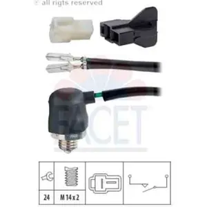 FACET Contacteur de feu de recul pour MAZDA: MX5, B, 323 (Ref: 7.6088)