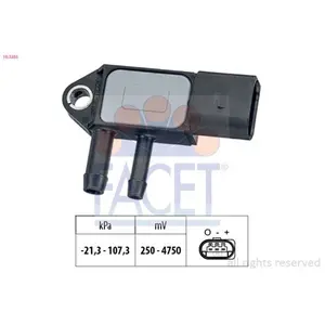 Comparateur de prix : Facet Capteur, pression des gaz échappement Made in Italy - OE Equivalent 10.3265