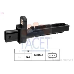 Capteur d'angle, vilebrequin Made in Italy - OE Equivalent 9.0783 Facet 9.0783 pas cher