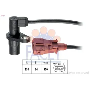 Comparateur de prix : Capteur d'angle, vilebrequin Made in Italy - OE Equivalent 9.0127 Facet 9.0127