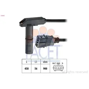 Comparateur de prix : Capteur d'angle, vilebrequin Made in Italy - OE Equivalent 9.0058 Facet 9.0058