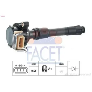 FACET 9.6313 Bobine d'allumage Made in Italy - OE Equivalent pas cher