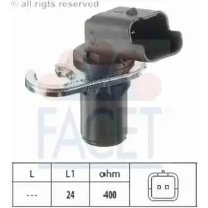 Comparateur de prix : Capteur d'angle, vilebrequin Made in Italy - OE Equivalent 9.0293 Facet 9.0293