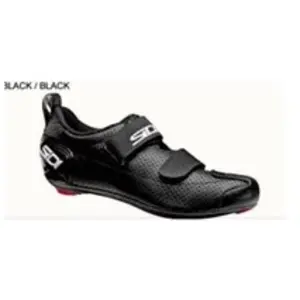 Chaussures Triathlon Sidi T5 Air Carbon Noir Blanc, Taille 41 - EUR pas cher