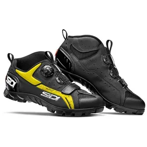 Comparateur de prix : Sidi Defender - Chaussures VTT Matte Bla / Yellow 38