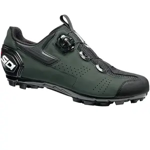 Sidi Mixte Chaussures MTB Gravel, Noir Vert Foncé, 42 EU pas cher