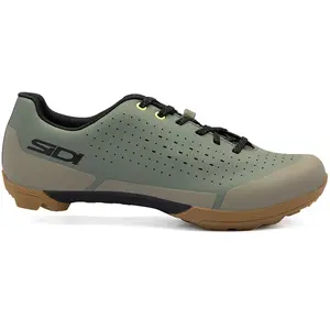 Chaussures de gravel sidi asper laces vert unisexe pas cher