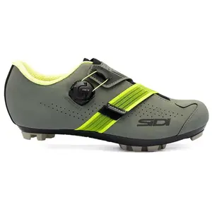 Chaussures Sidi MTB Aertis Mega gris foncé jaune - 41 pas cher