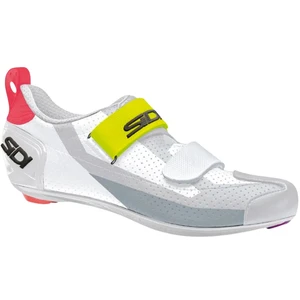 Chaussures Sidi Prima blanc profond gris jaune femme - 43 pas cher