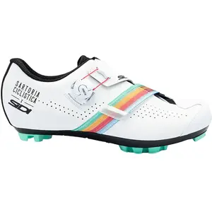 Chaussures Sidi Coffeegrinder blanc pur bleu rouge orange - 42 pas cher