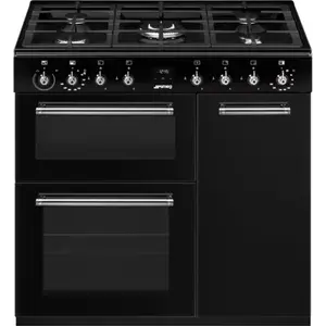 Comparateur de prix : Smeg Smeg - Piano de cuisson gaz CX93GMBL - Noir