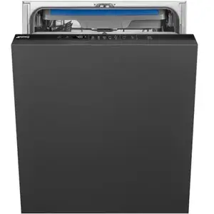 Comparateur de prix : Lave-vaisselle encastrable 14 couverts l. 60 cm STL362DQ Smeg noir