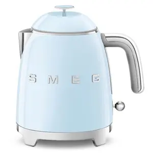 Smeg - bouilloire sans fil 0.8l 1400w bleu  klf05pbeu - années 50 KLF05PBEU pas cher