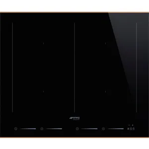 SMEG SIM6644R,Dolce Stil Novo, 4 foyers, 7400 W SIM6644R pas cher
