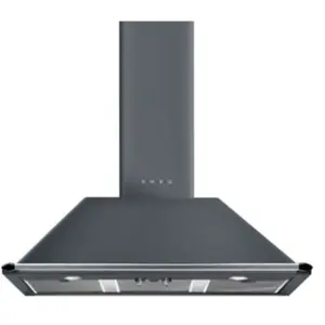 Smeg Hotte Victoria Gris ardoise - KT100GRE pas cher