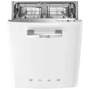 Comparateur de prix : SMEG Lave vaisselle encastrable 60 cm Année 50 blanc STFABWH3