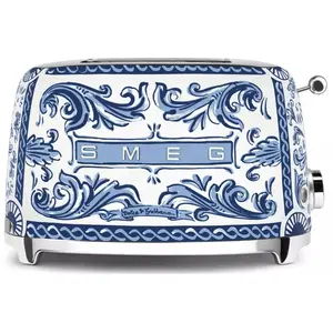 Smeg - grille-pains 2 fentes 950w  tsf01dgbeu - blu mediterraneo TSF01DGBEU pas cher