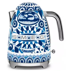 Bouilloire 1.7l Blu Mediterraneo Dolce Gabbana - Smeg - Bleu - Inox pas cher