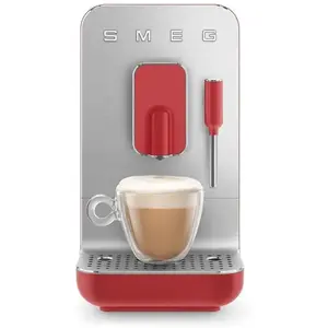 SMEG BCC02RDMEU Machine à café compacte avec fonction vapeur Rouge matVendu parkaufland